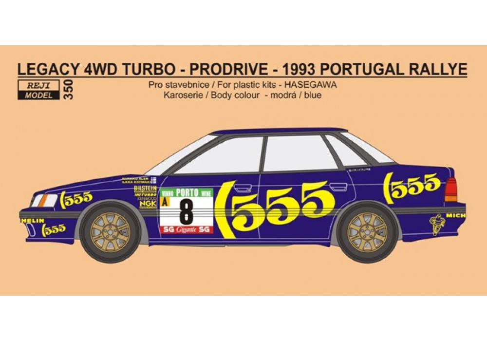 Transkit Subaru Legacy RS "555" Portugal Rally 1993